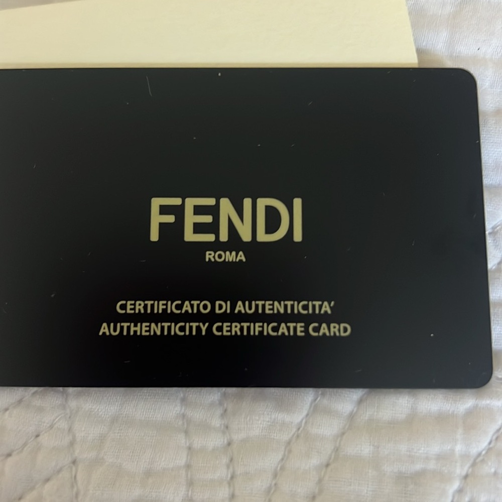 Authentic Fendi Box With Authenticity Card - image 2